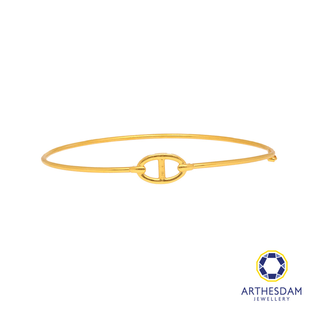 Arthesdam Jewellery 916 Gold Button Bangle