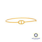 Arthesdam Jewellery 916 Gold Button Bangle