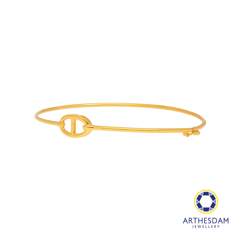 Arthesdam Jewellery 916 Gold Button Bangle