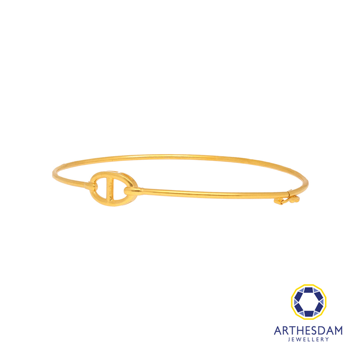 Arthesdam Jewellery 916 Gold Button Bangle