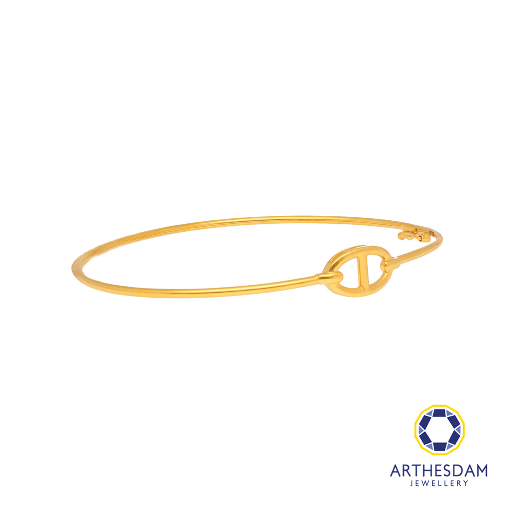 Arthesdam Jewellery 916 Gold Button Bangle