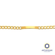Load image into Gallery viewer, Arthesdam Jewellery 916 Gold Bar Curb Coco Bracelet
