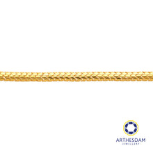 Load image into Gallery viewer, Arthesdam Jewellery 916 Gold Snake Bone Bracelet
