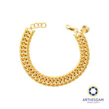 Load image into Gallery viewer, Arthesdam Jewellery 916 Gold Classic Coco Bracelet
