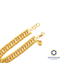 Load image into Gallery viewer, Arthesdam Jewellery 916 Gold Classic Coco Bracelet
