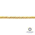 Arthesdam Jewellery 916 Gold Thick Soda Tab Link Bracelet