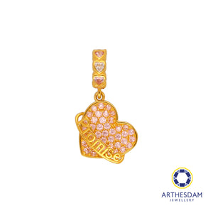 Arthesdam Jewellery 916 Gold Promise Heart Charm