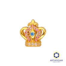 Load image into Gallery viewer, Arthesdam Jewellery 916 Gold Crown Charm
