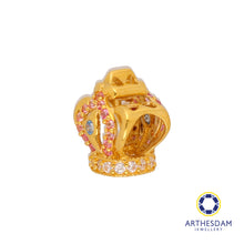 Load image into Gallery viewer, Arthesdam Jewellery 916 Gold Crown Charm
