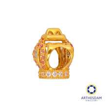 Load image into Gallery viewer, Arthesdam Jewellery 916 Gold Crown Charm
