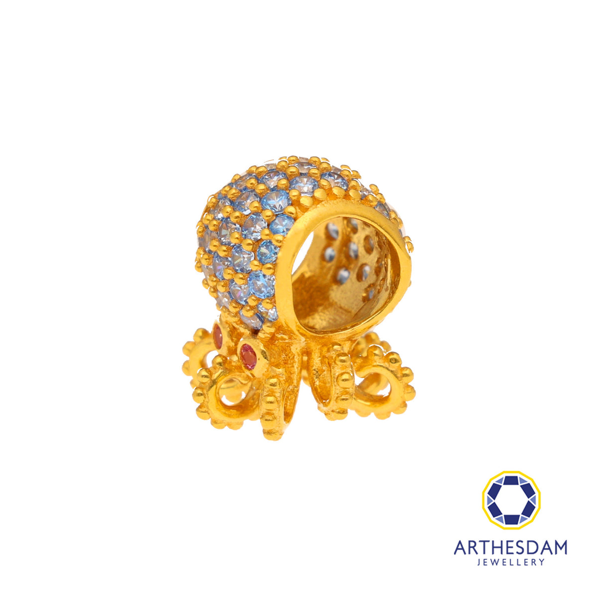 Arthesdam Jewellery 916 Gold Octopus Charm