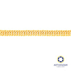 Arthesdam Jewellery 916 Gold Sandy Faceted Coco Bracelet