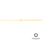 Arthesdam Jewellery 916 Gold Dotted Heart Outline Bracelet