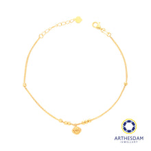 Load image into Gallery viewer, Arthesdam Jewellery 916 Gold Dangle Bell Bracelet
