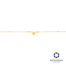 Load image into Gallery viewer, Arthesdam Jewellery 916 Gold Dangle Bell Bracelet
