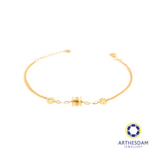 Load image into Gallery viewer, Arthesdam Jewellery 916 Gold Roman Barrel Bracelet
