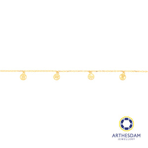 Arthesdam Jewellery 916 Gold Dangling Ji Xiang Ru Yi Bracelet