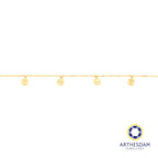 Arthesdam Jewellery 916 Gold Dangling Ji Xiang Ru Yi Bracelet