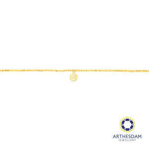 Arthesdam Jewellery 916 Gold Round Fu Blessing Bracelet