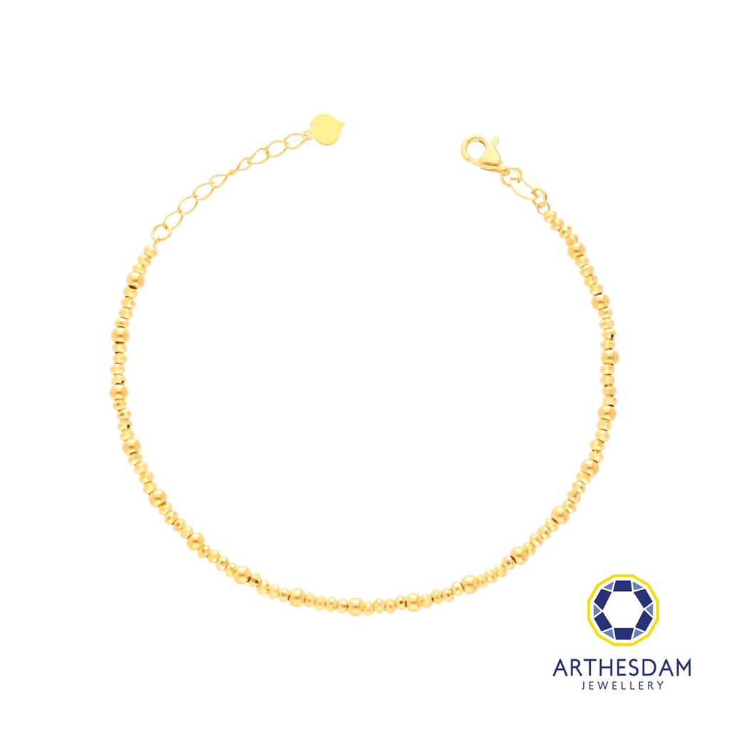 Arthesdam Jewellery 916 Gold Petite Ball Beads Bracelet