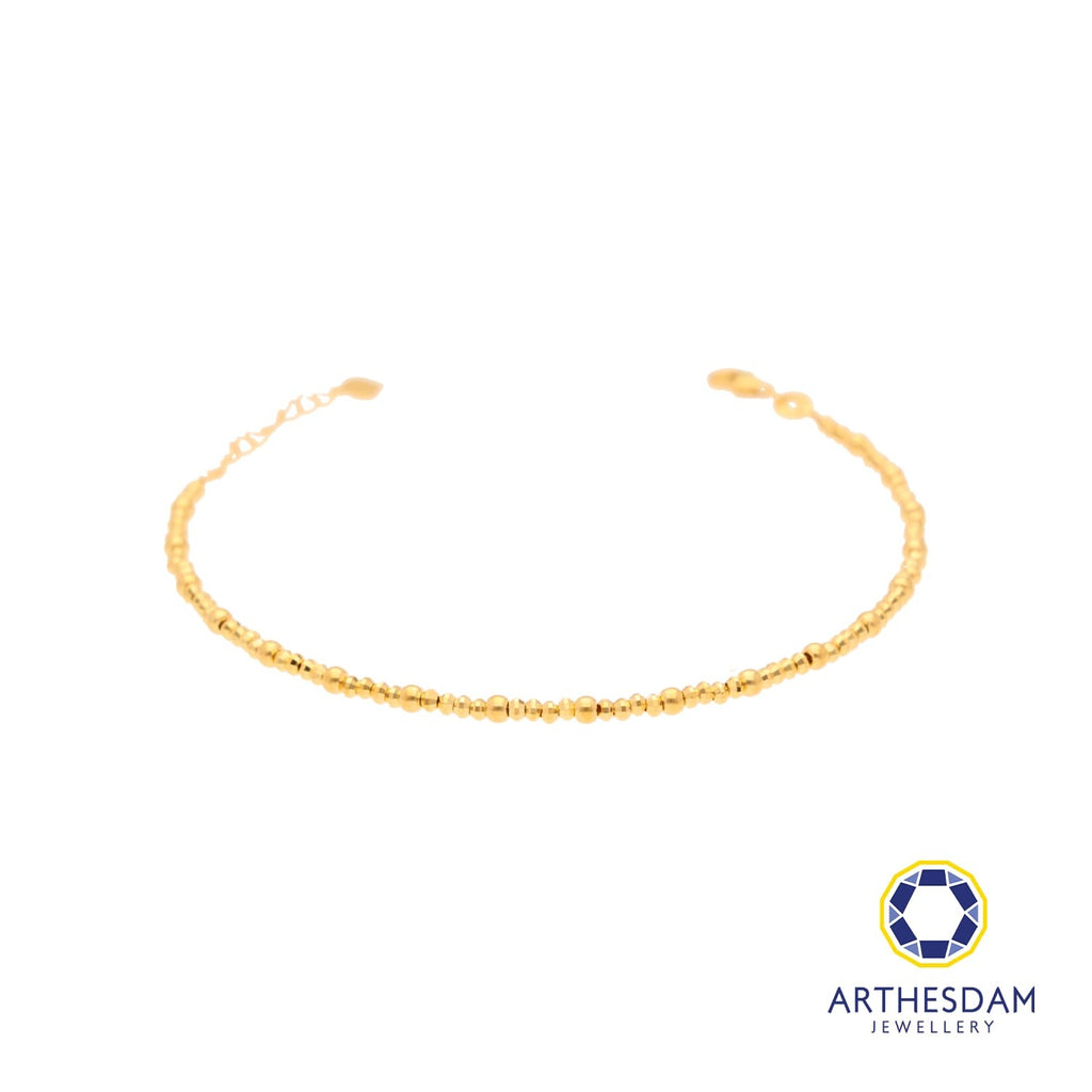 Arthesdam Jewellery 916 Gold Petite Ball Beads Bracelet