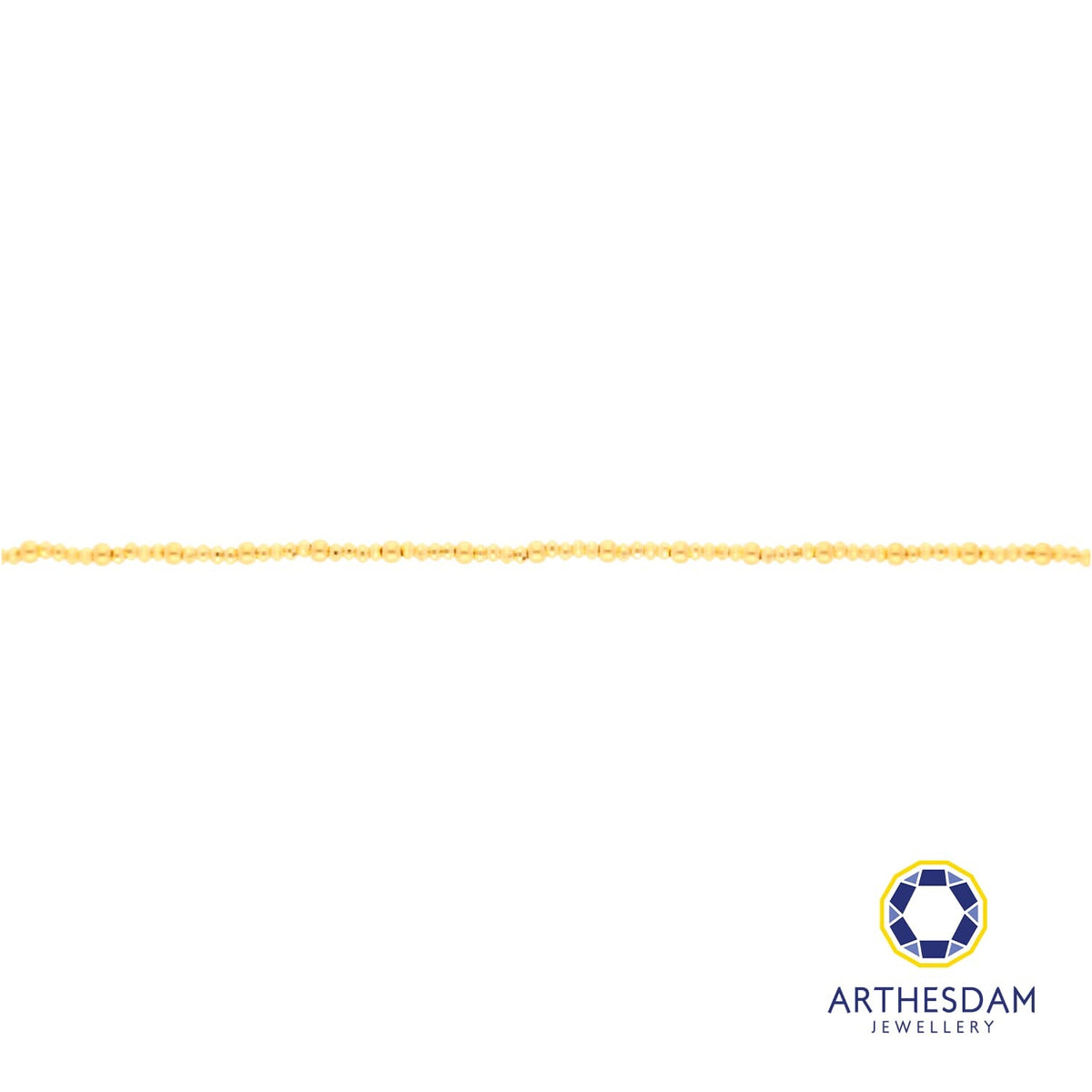 Arthesdam Jewellery 916 Gold Petite Ball Beads Bracelet