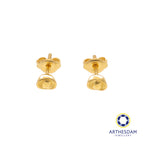 Arthesdam Jewellery 916 Gold Mini Ingot Earring