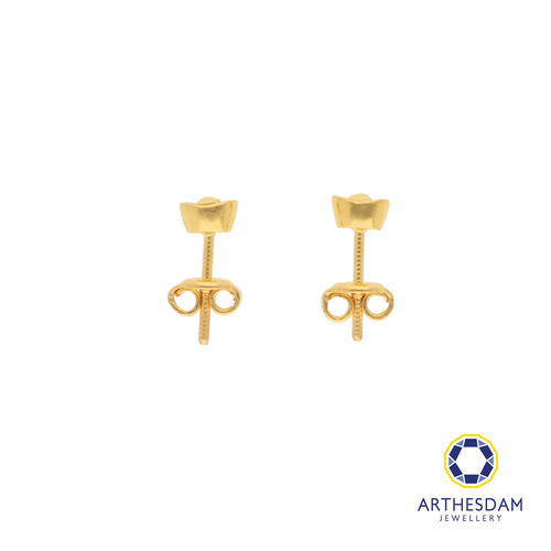 Arthesdam Jewellery 916 Gold Mini Ingot Earring