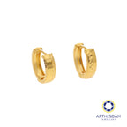 Arthesdam Jewellery 916 Gold Dual Elegance Hoop Earring