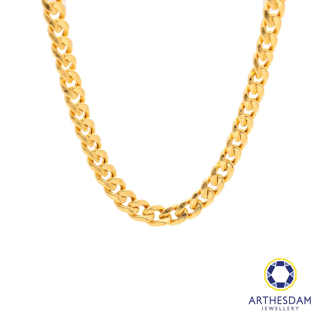 Arthesdam Jewellery 916 Gold Classic Cowboy Chain