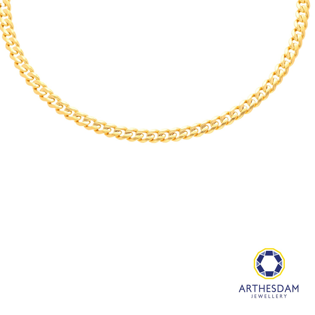Arthesdam Jewellery 916 Gold Classic Cowboy Chain