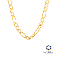 Arthesdam Jewellery 916 Gold Figaro Cowboy Chain
