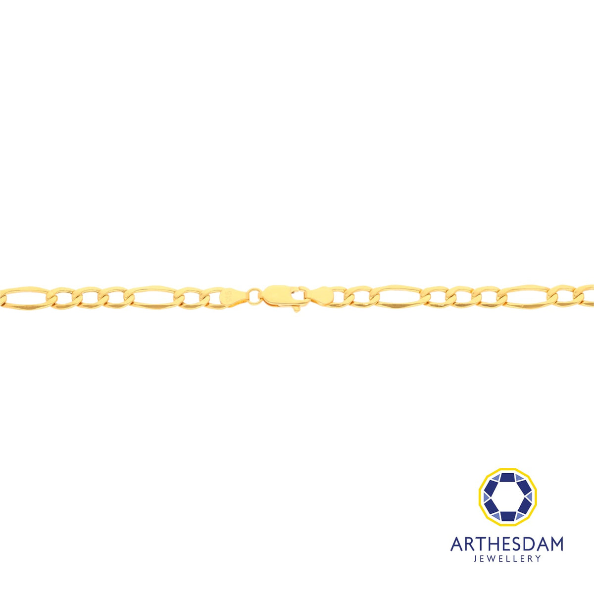 Arthesdam Jewellery 916 Gold Figaro Cowboy Chain