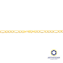 Load image into Gallery viewer, Arthesdam Jewellery 916 Gold Figaro Cowboy Chain
