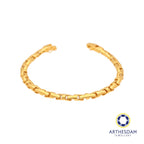 Arthesdam Jewellery 916 Gold Fancy Thick Puzzle Bracelet