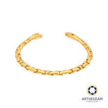 Load image into Gallery viewer, Arthesdam Jewellery 916 Gold Fancy Thick Puzzle Bracelet
