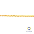 Arthesdam Jewellery 916 Gold Fancy Thick Puzzle Bracelet