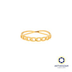 Arthesdam Jewellery 916 Gold Half Cowboy Link Ring