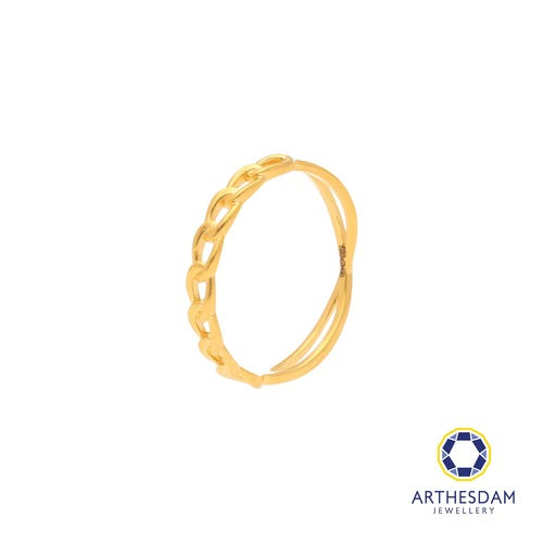 Arthesdam Jewellery 916 Gold Half Cowboy Link Ring