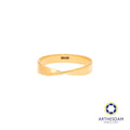 Arthesdam Jewellery 916 Gold Ribbon Twist Ring