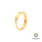 Arthesdam Jewellery 916 Gold Ribbon Twist Ring