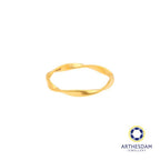 Arthesdam Jewellery 916 Gold Wavy Twist Ring