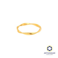 Arthesdam Jewellery 916 Gold Wavy Twist Ring