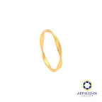 Arthesdam Jewellery 916 Gold Wavy Twist Ring