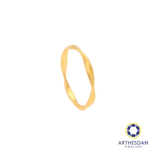 Arthesdam Jewellery 916 Gold Wavy Twist Ring