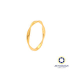 Arthesdam Jewellery 916 Gold Wavy Twist Ring