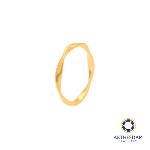 Arthesdam Jewellery 916 Gold Wavy Twist Ring