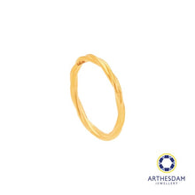 Load image into Gallery viewer, Arthesdam Jewellery 916 Gold Double Twist Ring
