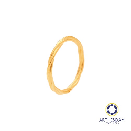 Arthesdam Jewellery 916 Gold Double Twist Ring