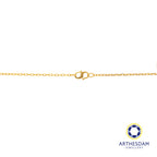 Arthesdam Jewellery 916 Gold Wavy Snake Necklace